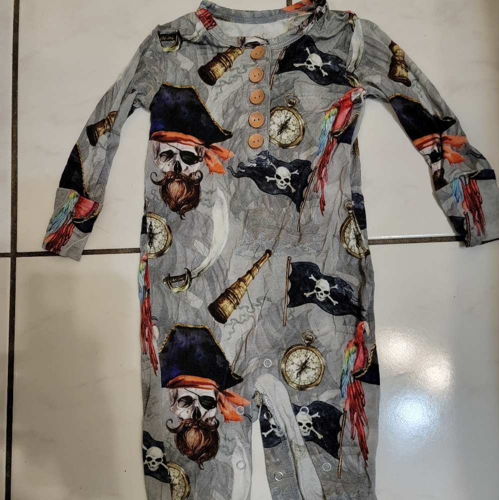 Posh Peanut Pirate Halloween Edward one piece size 18/24 months